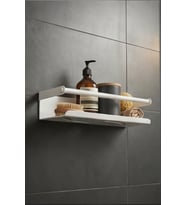 Paslanmaz Çelik 25CM Duş Rafı, Yapışkan Montaj Banyo Şampuanlık