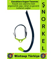#Şnorkel Konfor Geniş Görüş Deniz Havuz Dalış Yüzme Eğitim Ayarlanabilir Çocuk Önden Dalış Şnorkeli