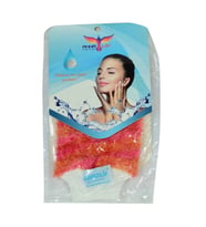 Lastikli El Geçmeli Yumuşak Eldiven Banyo Lifi Pembe-Tcu 20x10 Cm