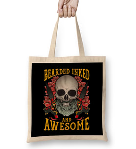 Funny Bearded Funcle Definition Novelty Fun Uncle Bez Çanta Uzun Saplı
