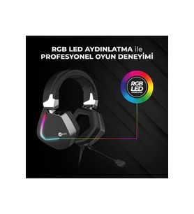 Lenovo Ht402 Kulak Üstü Rgb Gaming Oyuncu Kulaklığı 3.5mm Jack Usb