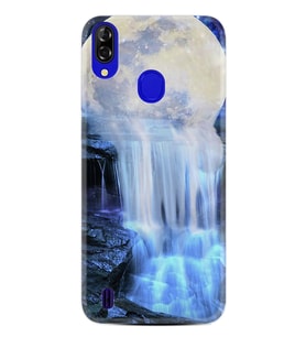 Reeder P13 Blue Plus Kılıf Desenli Silikon Blue Moon 1308
