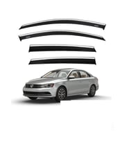 vw jetta 2011.2019 uyumlu 4.lü kromlu cam rüzgarlığı