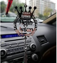 Kişiye Özel Araba Süsü Pleksi Dikiz Aynası Süsü