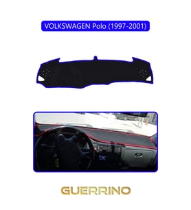 VOLKSWAGEN Polo (1997-2001)TORPİDO KORUMA HALISI MAVİ KENAR