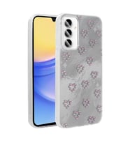 Samsung Galaxy A35 Uyumlu Kılıf Kamera Korumalı Figürlü Zore Ponti Silikon Kapak (Beyaz)