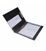 Evrak Sunum Tanıtım Firma Klasörü Sekreterlik A4 Pvc 200 Yaprak Kapasiteli Ring Binder File 27x32 cm (Siyah)
