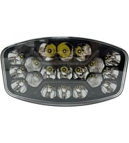 Offroad sis lambası 24.6 x 14 x 8.8cm beyaz-amber gündüz ledli adet / LASS375