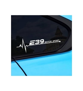 E39 Yan Cam Sticker Oto Kapı 20 Cm X 7 Cm Hologram c12