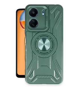 Redmi 13C Kılıf Lincoln Silikon - Koyu Yeşil