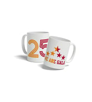 25. Şampiyonluk Sarı Kırmızı Taraftar 5 Yıldız Kupa Bardak We Are Gala Kupa Hediye Porselen Kupa (Beyaz)