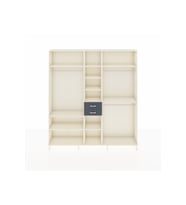 Arges Dolap 10 Raflı 2 Çekmeceli 3 Askılı 220x30x243 Aytaşı-Aytaşı/Antrasit