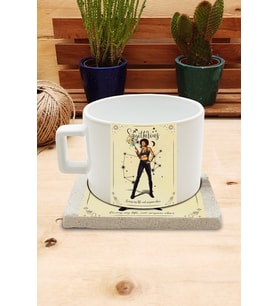 Burçlar/Yay Burcu Set 4 - Fincan Kupa-Taş Bardak Altlığı 1