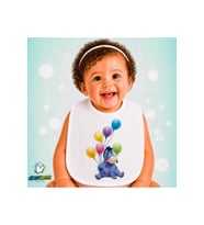 Eeyore Keten Bebek Mama Önlüğü – Yumuşak, Emici, Yıkanabilir, Özel Tasarım P052