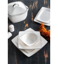 Bonno 60 Parça 12 Kişilik Porselen Yemek Takımı
