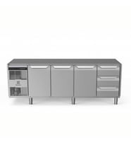 Electrolux Professional Endüstriyel Soğutmalı Tezgah, "heavy Duty", Aısı304, Üst Tablasız, -2°/+10°c, Dijital, Tropikal - 590 Lt, 3 Kapılı + 3x? Çekmeceli EH4H7AAAC