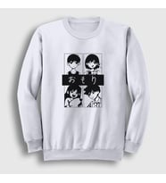 Presmono Unisex Beyaz Oyun Omori Kel Aubrey Hero Sweatshirt 481351tt