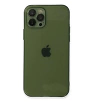 iPhone 12 Pro Kılıf Fly Lens Silikon - Yeşil