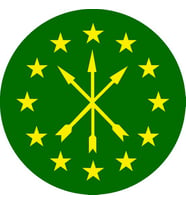 Adige Çerkez Sticker 14Cm 2 Adet Yapıştırma Etiket