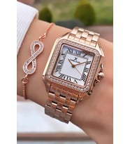 Daniel Klein Marka Rose Gold Renk 2 Yıl Garantili Kadın Kol Saati - Bileklik 850DKL99000366 (Rose - Gold)