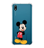 Huawei Y5 2019  Köşe Korumalı Antişok Kapak Mickey Mouse Tasarımlı Şeffaf  Kılıf