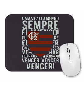 Sempre Flamengo Cinza Chumbo Mouse Pad