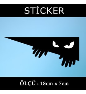 hayalet gizlenen adam etiket sticker - 2adet çıkartma araba motosiklet kask atv tablet pc buzdolabı otomobil bilgisayar uyumlu
