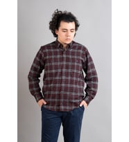 ADVANTE ÇİFT CEPLİ RAHAT KESİM KIŞLIK ERKEK GÖMLEK (Bordo)