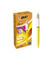 Bic 4 Renk Tükenmez Kalem 1 Kalem 4 Farklı Renk Tükenmez Kalem (12 Li Paket)