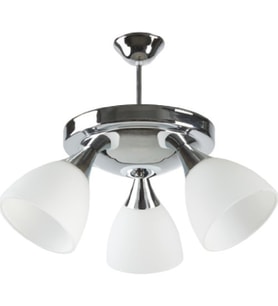 Mylight Modern Spor Üçlü Avize Krom