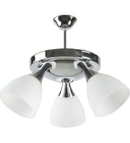 Mylight Modern Spor Üçlü Avize Krom