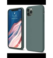 iPhone 11 Pro Kılıf First Silikon - Koyu Yeşil