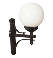 AVONNI BAP-68160-BSY-OP Siyah Boyalı Dış Mekan Aydınlatma E27 ABS Polietilen Cam 35x25cm