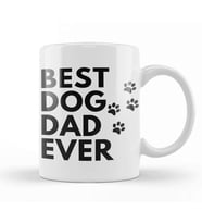 Best Dog Dad Ever 012 Kupa Bardak Porselen