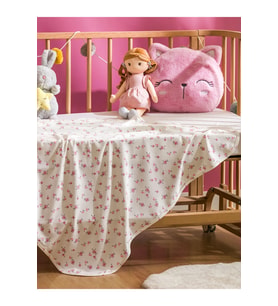LCW baby Ekru Baskılı Kız Bebek Battaniye T T