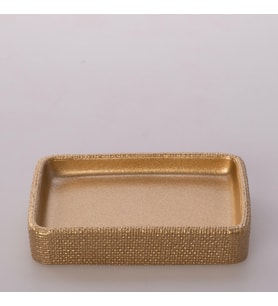 Linen Katı Sabunluk Altın