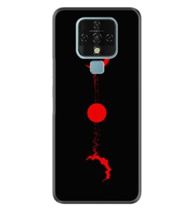 Tecno Camon 16 18P Pova Pova 3 Pova Neo Kılıf Desemli Silikon Red Moon 1710