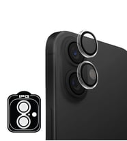 iPhone 16 / 16 Plus için IPG ProLENS Şeffaf Kamera Lens Koruma, HD Görünümlük, Temperli Cam, Çizilmez Lens Kapağı