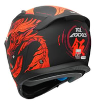 Motosiklet KaskI Hunter SV Oni B15 Kırmızı Sport Moduler Kask Off-Road