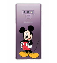 Samsung Galaxy Note 9 Kapak Mickey Mouse Tasarımlı Şeffaf Silikon Kılıf