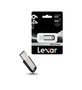LEXAR M400 JUMPDRIVE 64 GB USB 3,2 FLASH BELLEK SİYAH V40