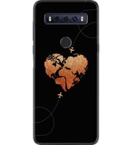 10 Se Kılıf Silikon Desen Özel Seri Plane Heart 1721