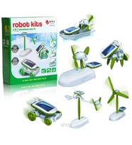Güneş Enerjili Robot Oluşturma Seti (6 in 1)