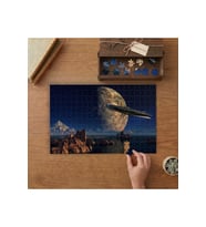 Manzara - Su - Kaya - Uzay Tasarımı 240 parça Ahşap Puzzle Ahşap Kutuda MP09126