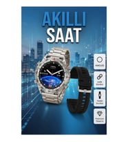 Ultimate 1.62 İnç Akıllı Saat – Nabız Sensörü ve Sesli Görüşme Özellikli