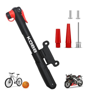 KOBB KB21 87 PSI Bisiklet Lastik Şişirme Taşınabilir Mini El Pompası + Bisiklet Montaj Aparatı