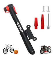KOBB KB21 87 PSI Bisiklet Lastik Şişirme Taşınabilir Mini El Pompası + Bisiklet Montaj Aparatı