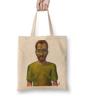 Vincent Van Gogh Portrait Bez Çanta Uzun Saplı