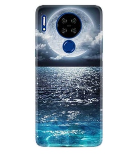 Reeder P13 Blue Max Lite Kılıf Desenli Silikon Great Moon