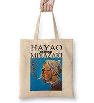 Hayao Miyazaki Thinking FaceBez Çanta Uzun Saplı